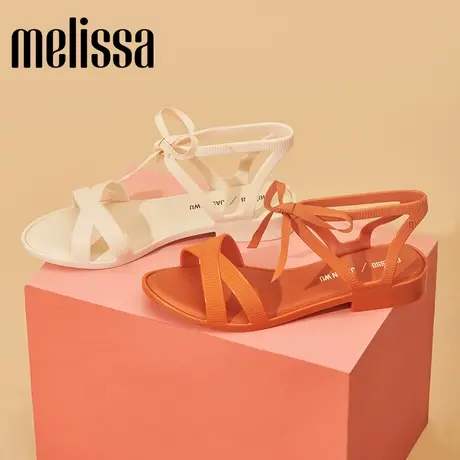 Melissa梅丽莎Jason Wu合作款蝴蝶结绑带女士果冻鞋凉鞋33434商品大图