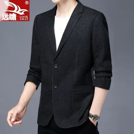 远瞻休闲西服男款春秋季2023新款商务正装小西装外套男士单西上衣商品大图