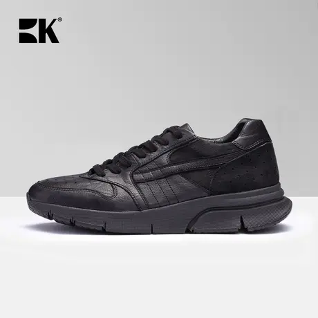 BK伯帝酷奇春季真皮男鞋透气真皮运动鞋男生休闲鞋韩版户外鞋皮鞋商品大图