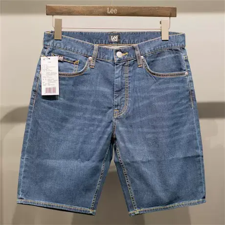 LeeXLINE24早春新品男牛仔短裤清水洗LMB1009023HN00FA06375商品大图