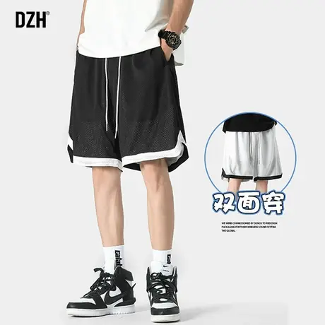 男士双面穿网眼短裤男夏季运动透气篮球裤2025新款休闲五分裤速干商品大图