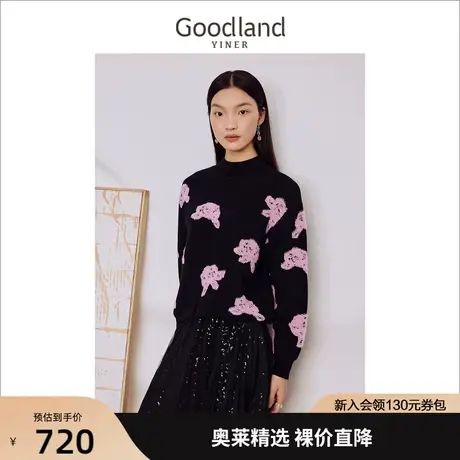 音儿美地女装2023秋季新款毛针织衫商品大图