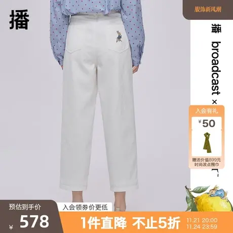 播商场同款Peter Rabbit联名系列2023秋新款裤子女BDQ1KD0327图片