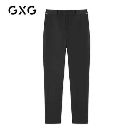 GXG男装 冬季黑色休闲百搭简约韩版男士束脚长裤潮GC102503L图片