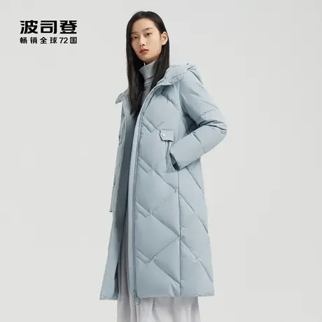 【买3免1】波司登羽绒服长款连帽时尚保暖简约显瘦百搭气质通勤图片