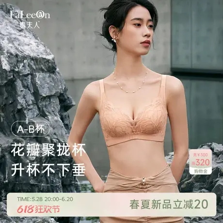 商场同款贵夫人小胸显大聚拢内衣女无钢圈舒适提托不空杯胸罩1255商品大图