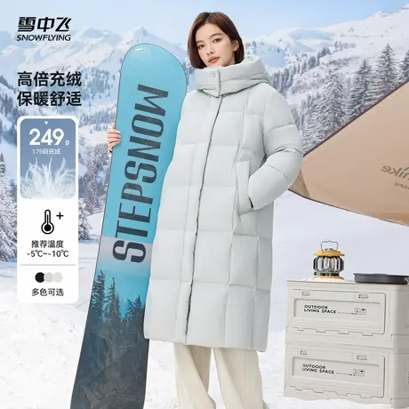 雪中飞25冬新款女士长款大被子羽绒服图片