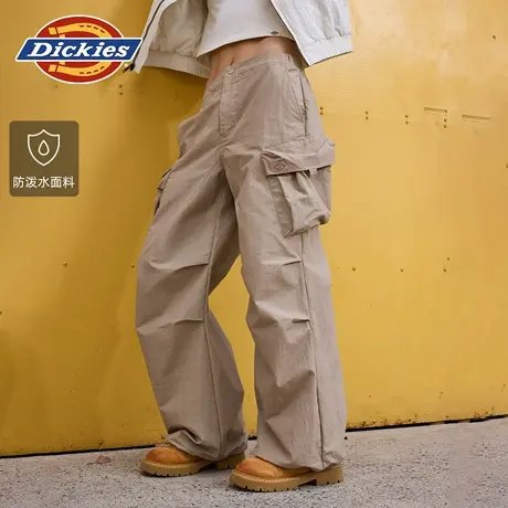 Dickies25秋冬新款 女士大口袋休闲降落伞cargo工装裤 抽绳脚口商品大图