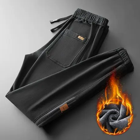 秋冬季加绒加厚防风防撕裂工装休闲裤男士2023新款男裤子男款冬天商品大图