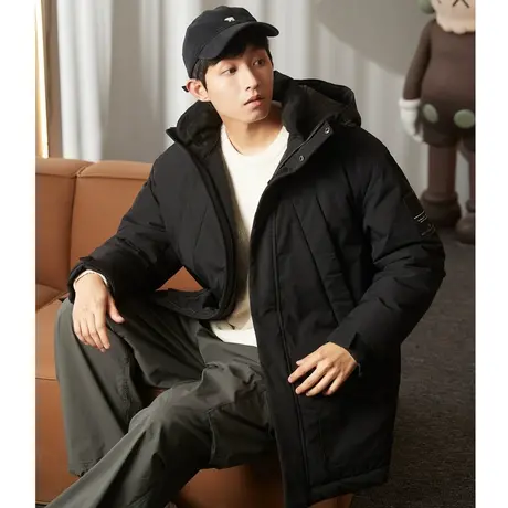 唐狮棉衣棉服男士秋冬季新连帽一手长工装加厚外套上衣服袄子潮图片