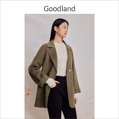 【百亿补贴官方直播】音儿美地女装新款毛呢外套商品大图