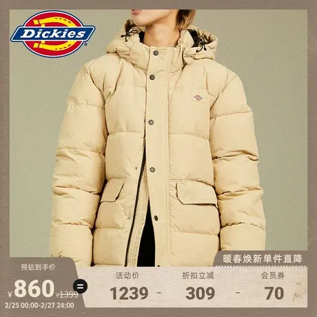 Dickies 秋冬连帽厚夹克棉服 男女情侣同款宽松图片