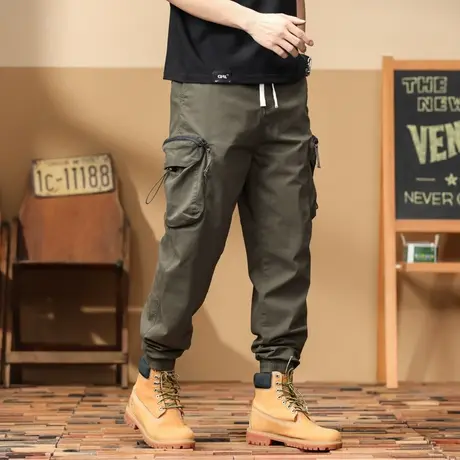 百搭裤子男款秋冬季工装裤时尚潮流工装裤舒适休闲裤男款宽松裤子商品大图