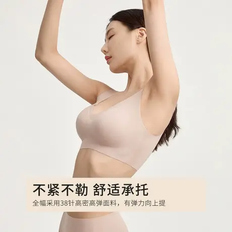 都市丽人喜庆婚嫁小胸聚拢舒适无钢圈红品内衣女士文胸商品大图