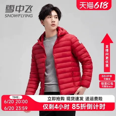 雪中飞官方轻薄羽绒服男短款2024年新款薄款经典轻便外穿春秋外套商品大图