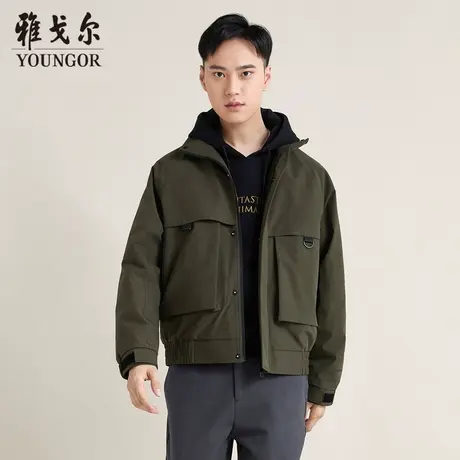 雅戈尔奥莱 男装夹克新款商务休闲宽松时尚潮流商品大图