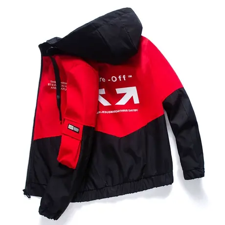 青少年秋季外套男冬季加绒加厚潮流帅气夹克秋冬初中高中学生秋装商品大图