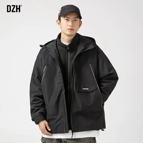 男士冲锋衣男三合一防风防水户外爬山外套男可拆卸两件旅游登山服商品大图