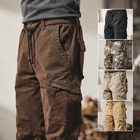 多色可选复古日系工装裤大码男士休闲裤战术裤休闲潮流百搭男长裤商品大图