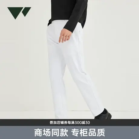 七匹狼休闲长裤2023秋冬新款时尚商务弹力休闲长裤直筒裤男士裤子商品大图