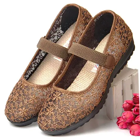 老人凉鞋女款夏季老北京布鞋女官方旗舰店女士夏天中老年奶奶女鞋商品大图