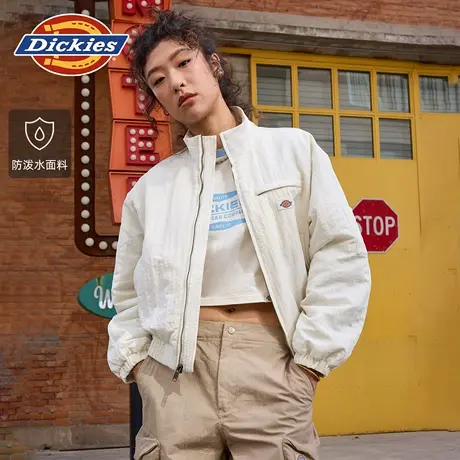Dickies25秋冬新款 女士宽松休闲棉服 防泼水机能工装IKE夹克商品大图