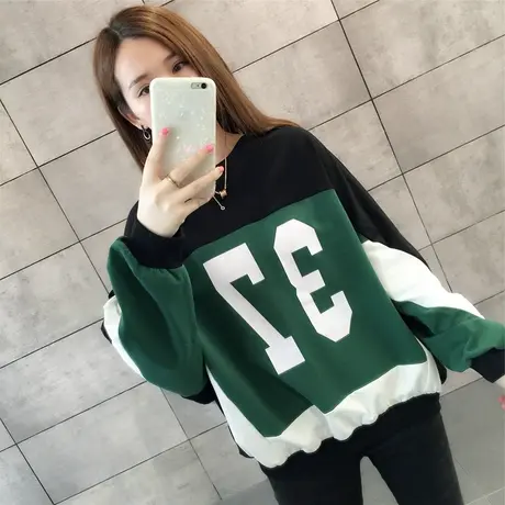 卫衣2024年新款女装韩版春秋季春装春款宽松女士加绒外套爆款上衣图片