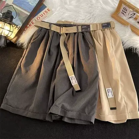 日系CityBoy复古工装短裤夏季速干宽松休闲五分裤男女同款夏季商品大图