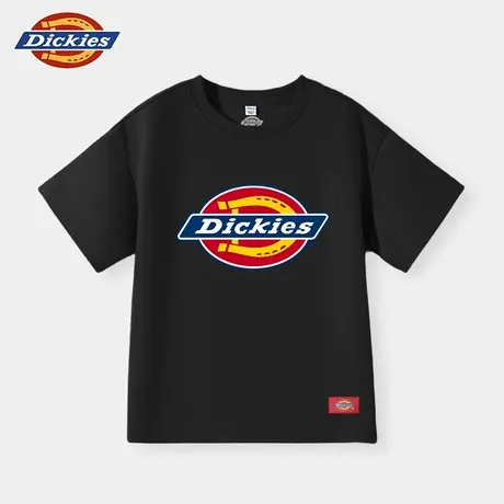 Dickies童装男童短袖t恤纯棉儿童美式潮牌上衣女童夏季LOGO体恤A商品大图