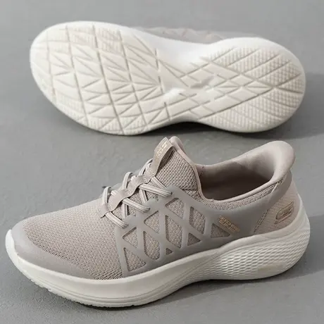 Skechers斯凯奇休闲鞋女新款一脚穿健步鞋闪穿厚底轻便运动鞋商品大图
