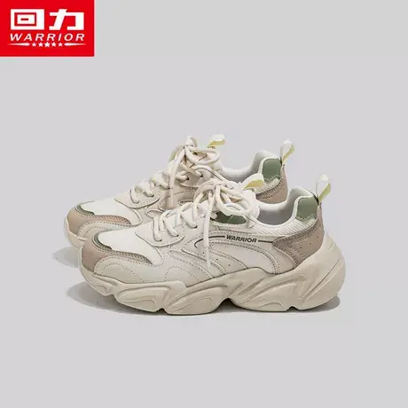 回力运动鞋女2024秋冬新款潮流百搭休闲轻便运动鞋厚底增高老爹鞋商品大图