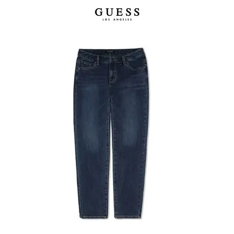 【38上新季】GUESS 女士简约经典休闲舒适直筒牛仔裤商品大图