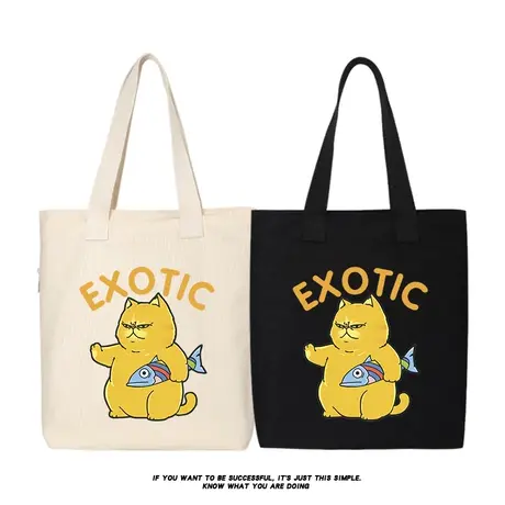 秀洛拒绝外来猫大胖橘橘猫背包单肩包斜挎包手提包托特包女大容量商品大图