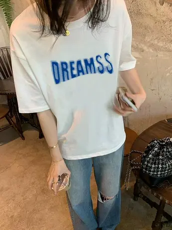 孕妇装加大码短袖t恤女新款宽松大码仿棉内搭打底衫上衣夏季女装商品大图