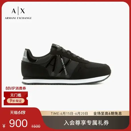 ARMANI EXCHANGE/阿玛尼2025夏季新款女士网面拼接系带休闲运动鞋商品大图
