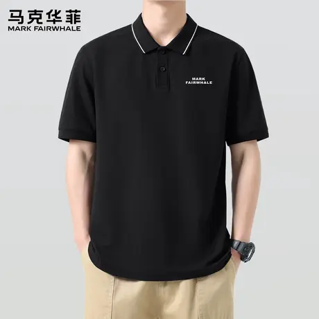 马克华菲POLO衫男短袖t恤夏季2025新款宽松百搭翻领男装上衣服潮X图片