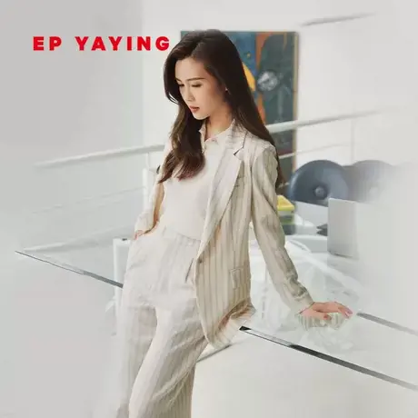 [真丝系列]EP雅莹女装 职场OL条纹西装外套 2023新款1122A商品大图