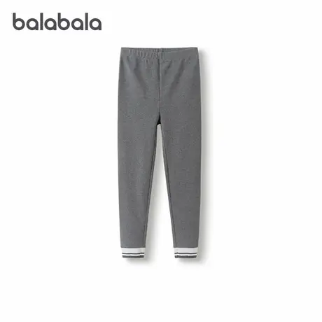 巴拉巴拉女童长裤拼色打底裤秋2024新款裤子弹力修身图片
