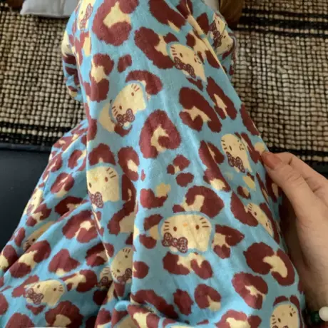 咖豹a类纯棉双层纱布睡裤女夏季薄款可外穿家居服遛弯裤可外穿商品大图