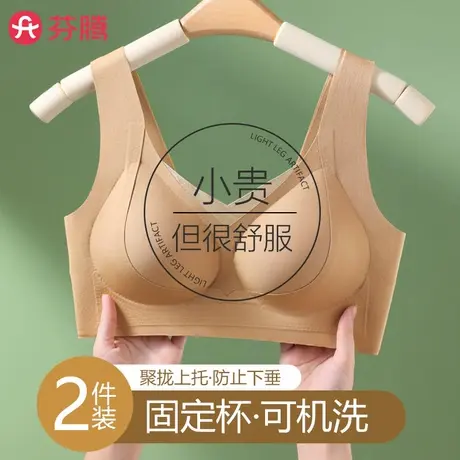 芬腾内衣女聚拢小胸显大无痕无钢圈软支撑上托防下垂收副乳文胸罩商品大图