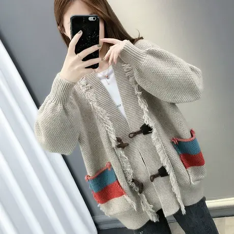 秋季女装上衣2023年新款爆款初秋毛衣针织开衫外套女时尚洋气春秋图片