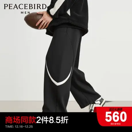 【商场同款】太平鸟男装 2023年冬季新款运动长裤休闲裤B3GMD4458商品大图