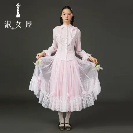淑女屋官方旗舰店郁金香装饰半裙图片