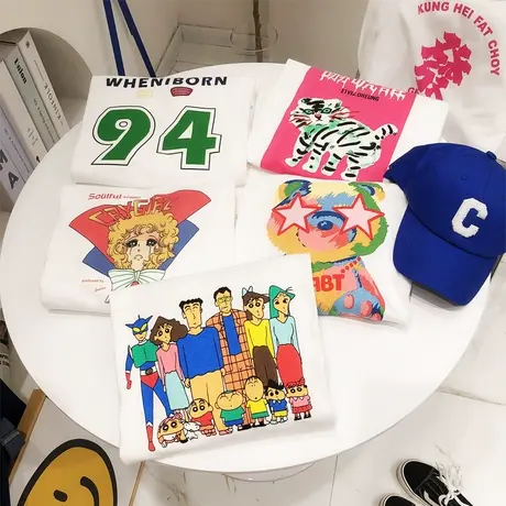 ins超火上衣2022春秋款韩国东大门长袖T恤白色打底衫包臀大码欧货图片