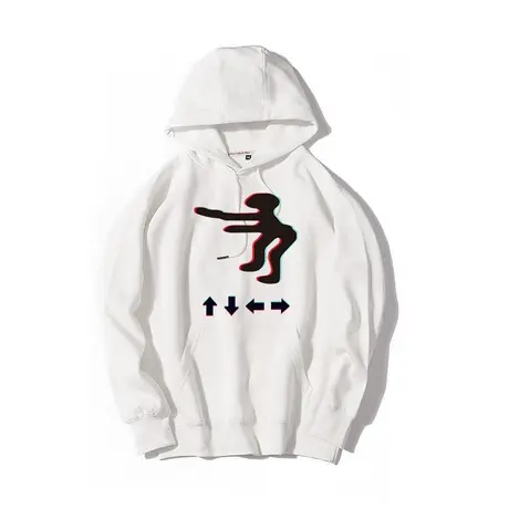 秀洛电摇嘲讽火柴人连帽卫衣男女鬼畜火柴人衣服ins潮高级感外套商品大图