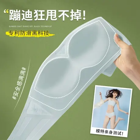无肩带内衣女夏季薄款无痕抹胸防走光裹胸内搭隐形聚拢防滑文胸罩商品大图