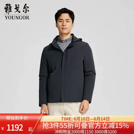 【商场同款】雅戈尔男士羽绒服春季新款官方商务休闲保暖羽绒服男商品大图