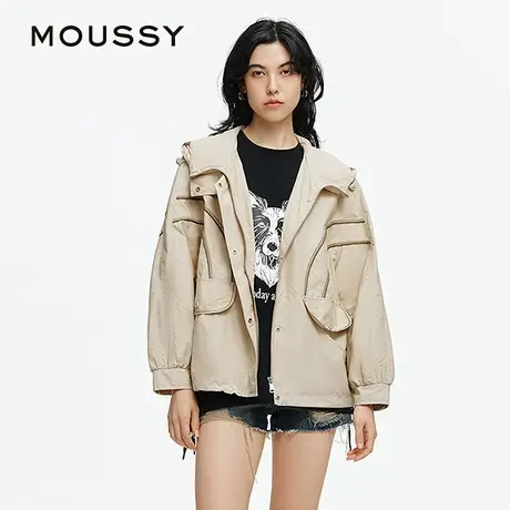 MOUSSY 2025夏季新品运动休闲缝线设计夹克外套外套028ISX30-2991图片