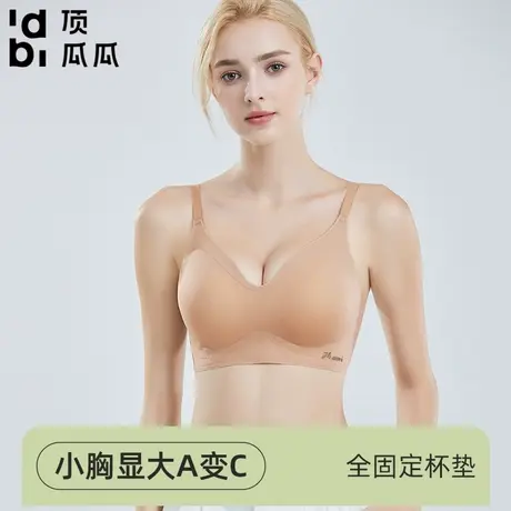 顶瓜瓜固定杯小胸聚拢显大内衣女加厚上托无钢圈无痕文胸罩商品大图