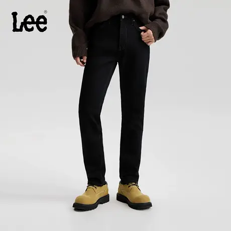 【张凌赫代言】Lee商场同款25秋冬新品705标准锥形黑色男牛仔裤潮商品大图